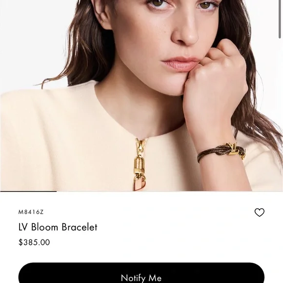 Louis Vuitton Brown Bracelet - Bloom Bracelet - NEW - Picture 7 of 7